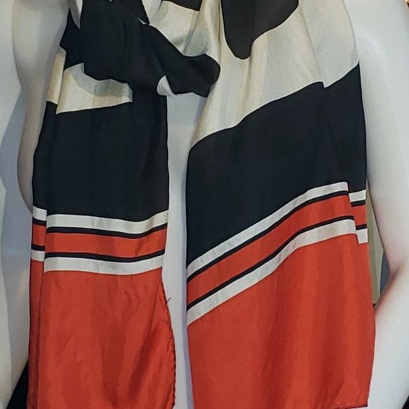 Echo rare vintage silk scarf / foulard vintage soie - Picture 2 of 6